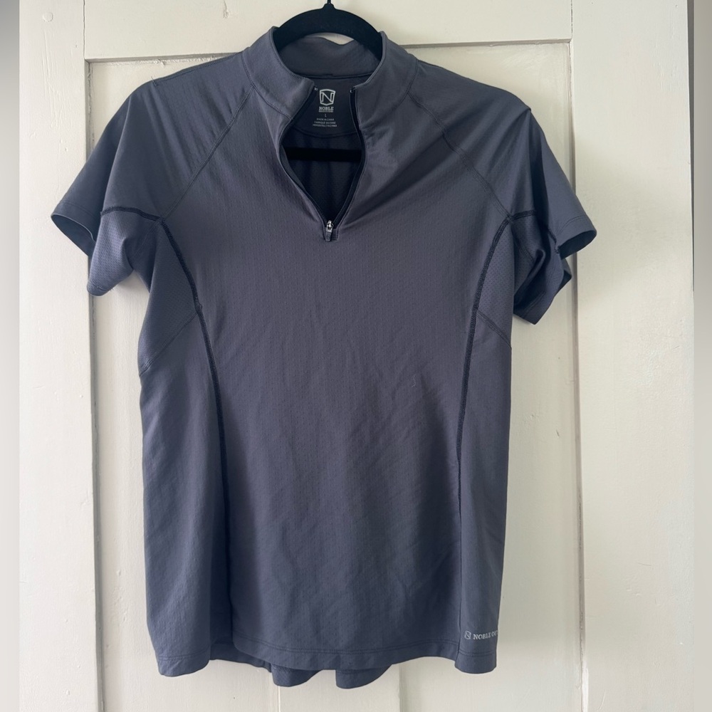 Noble Outfitters Women’s Performance Riding Shirt – Short Sleeve Quarter Zip